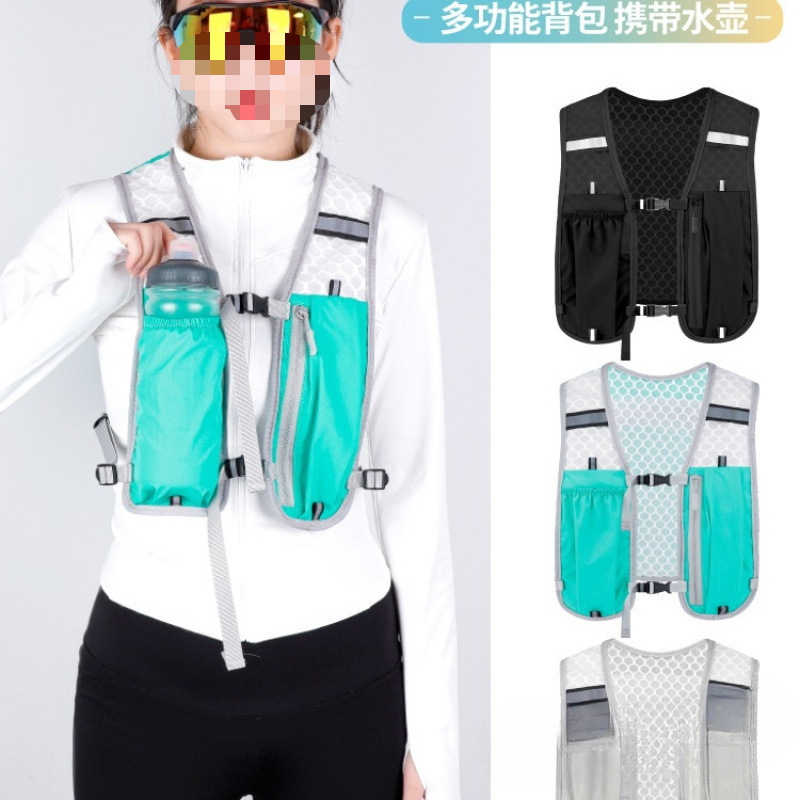 ランニング携帯電話バッグ、アウトドア登山ベストバッグ、サイクリングハイキングベストバッグ、軽量スポーツ収納バックパック、ウォーターボトルバッグ|undefined