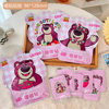 Cute fuchsia warm stickers, children's sticker, strawberry for elementary school students, kitten