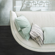 美克art美家轻奢实木布艺沙发组合 美式现代简约奢华小户型 客厅