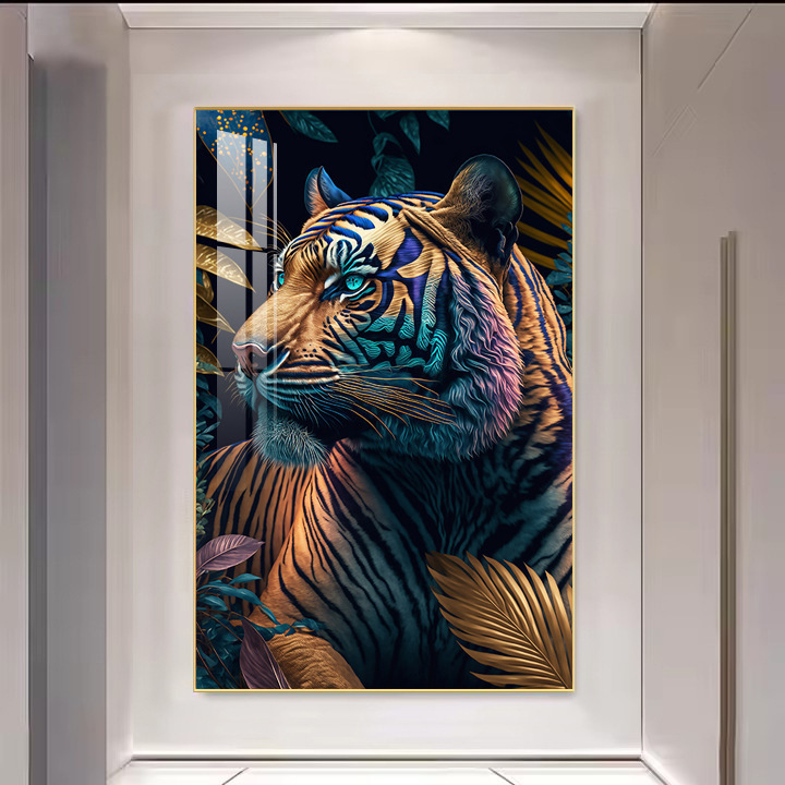 跨境专供大尺寸经典时尚LED灯挂画客厅餐厅酒店艺术高清晶瓷挂画|undefined