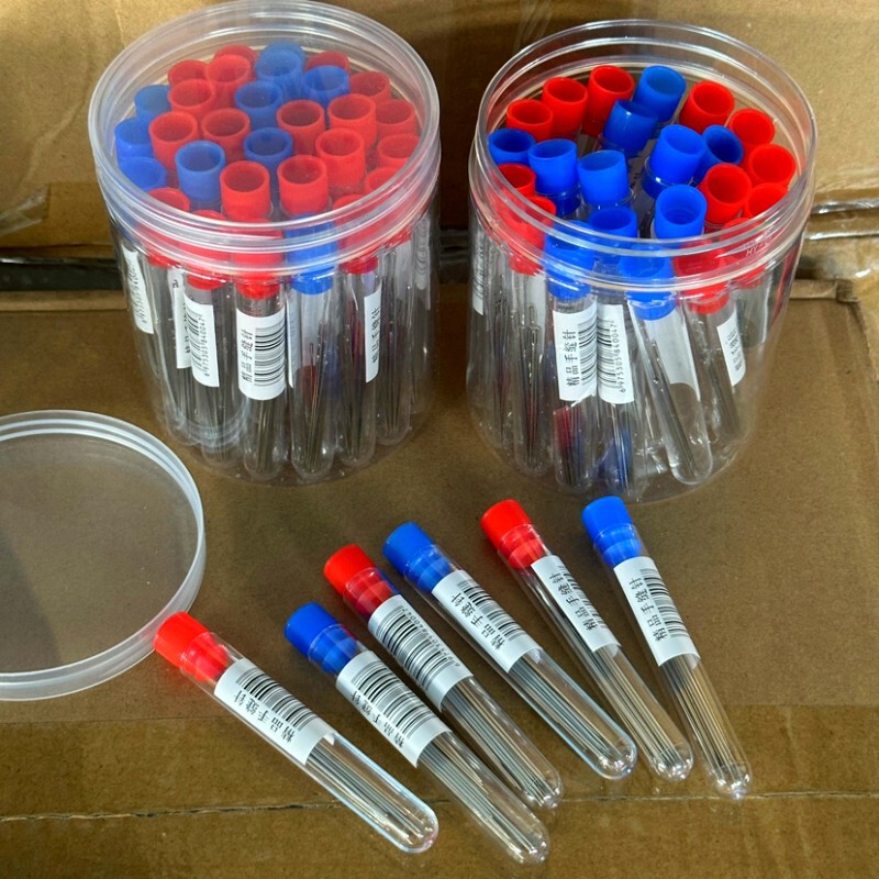 [Exclusive for Large Customers] 14-Piece Barrel Needle Set, Large Eye Needle, Knitted Household Needle, 1 Yuan Store Stall Supply