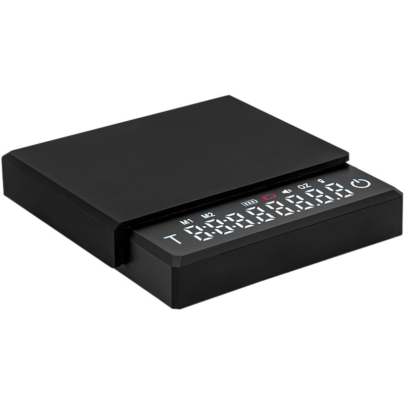 Café pesaje mano ponche granos de café italiano pesaje tiempo carga USB 0,1g té escala mini café electrónico escala