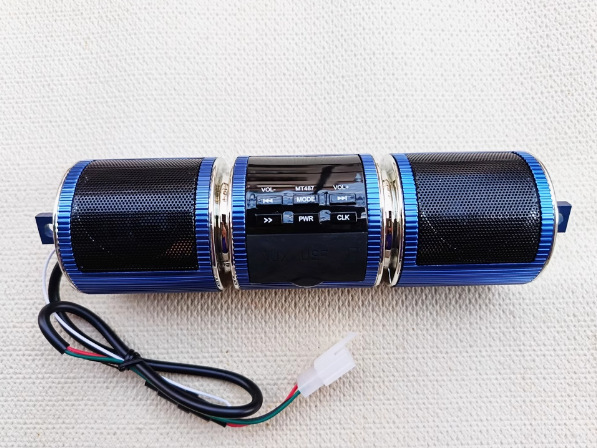 クロスボーダー専用オートバイオーディオMP3 bluetoothラジオライト付き改造ペダル電動車載スピーカーアンプ|undefined