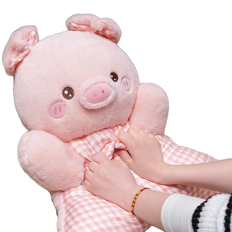Almohada de Peluche Conejo en Terciopelo Corto Suave para Dormir