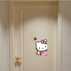ハローキティのシールは台所の冷蔵庫のトイレのガラスのドアと窓の美化装飾を貼り付けて子供の部屋の防水を貼って絵を貼ります。