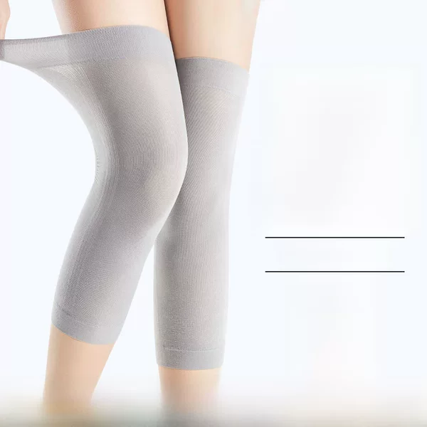 Bamboo Fiber Summer Knee Cover Warm Old Cold Leg Cover Paint Joint Men and Women Ultra-thin Anti-slip Air-conditioning Room Cold-proof