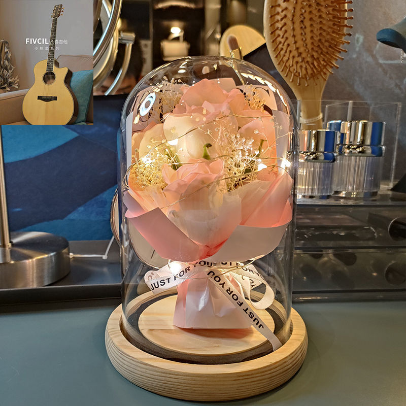 [핫셀 추천] Fangzhihua-5 Xiangfei 핑크 장미-선물 가방 + 축하 카드 + 배터리 [완제품 배송]