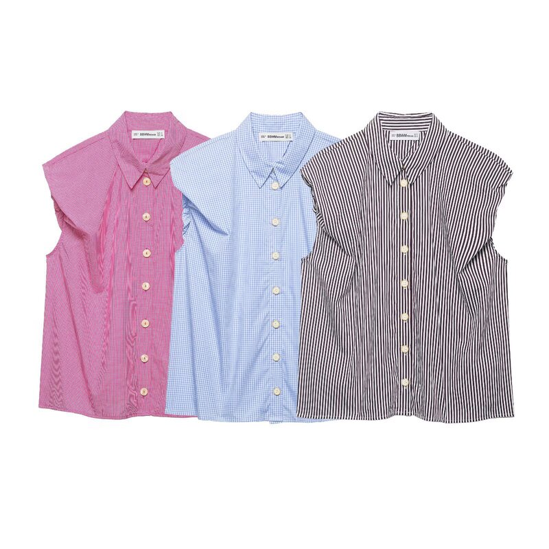 Bsk&Traf Women's Clothing 2026 Spring New Style French Style Fashionable Loose Puff Sleeve Shirt 8741071