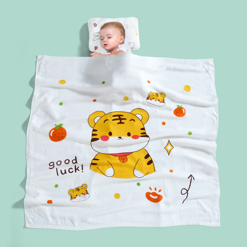 Bamboo fiber bath towel children newborn baby blanket double gauze soft absorbent bath class A infant standard