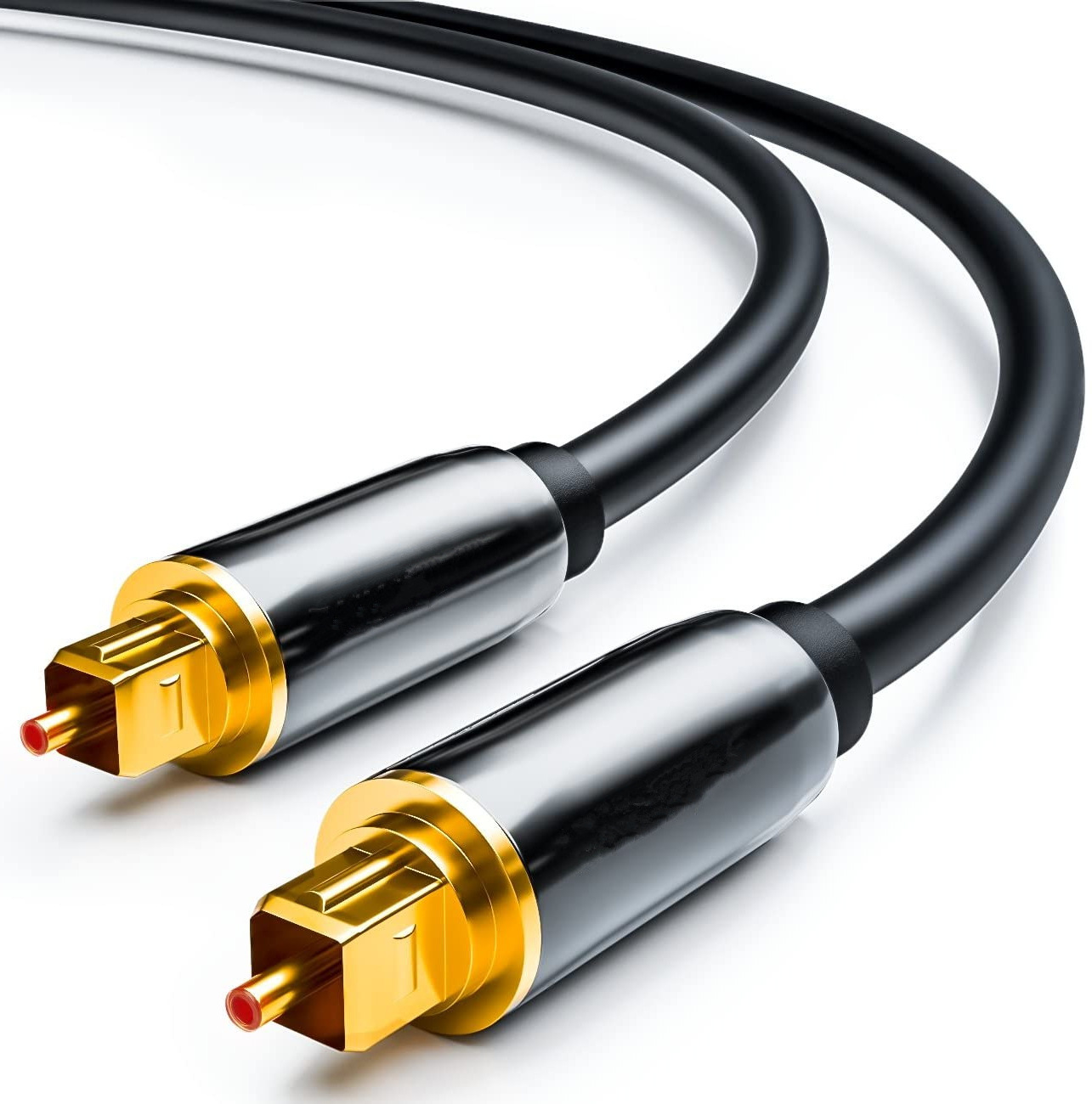 Venta al por mayor cable de audio de fibra óptica digital SPDIF5.1/7,1 TV amplificador retroalimentación pared ps5 audio a cable image 13