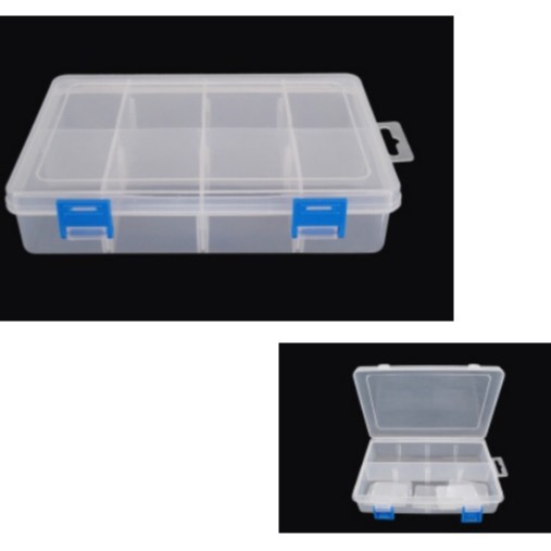 Caja Botiquín de Medicamentos Portátil de Doble Capa de Plástico PP para Medicamentos