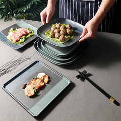 Japanese-style restaurant hot pot shop: Meatball and sliced meat platter with melamine serving dishes—perfect for yakiniku & barbecue restaurants as a pre-prepared side dish plate.