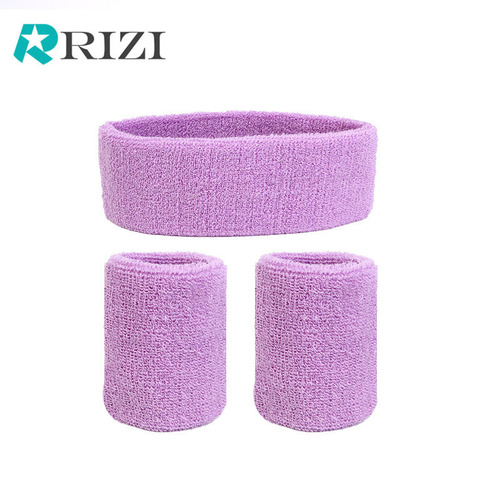 Wrist Support Headband Anti-Twist High-Elastic Sweat Absorbent Wiping Warm-Protective Breathable Outdoor Running Sports Set