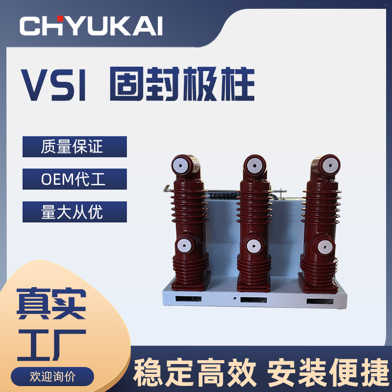 断路器VS1-12/630A固封极柱式真空断路器10KV固定式高压真空开关