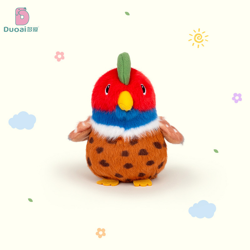 Lindo gorrión loro pequeño pájaro colgante peluche juguete de dibujos animados muñeca bolso colgante muñeca muñeca llavero muñeca muñeca