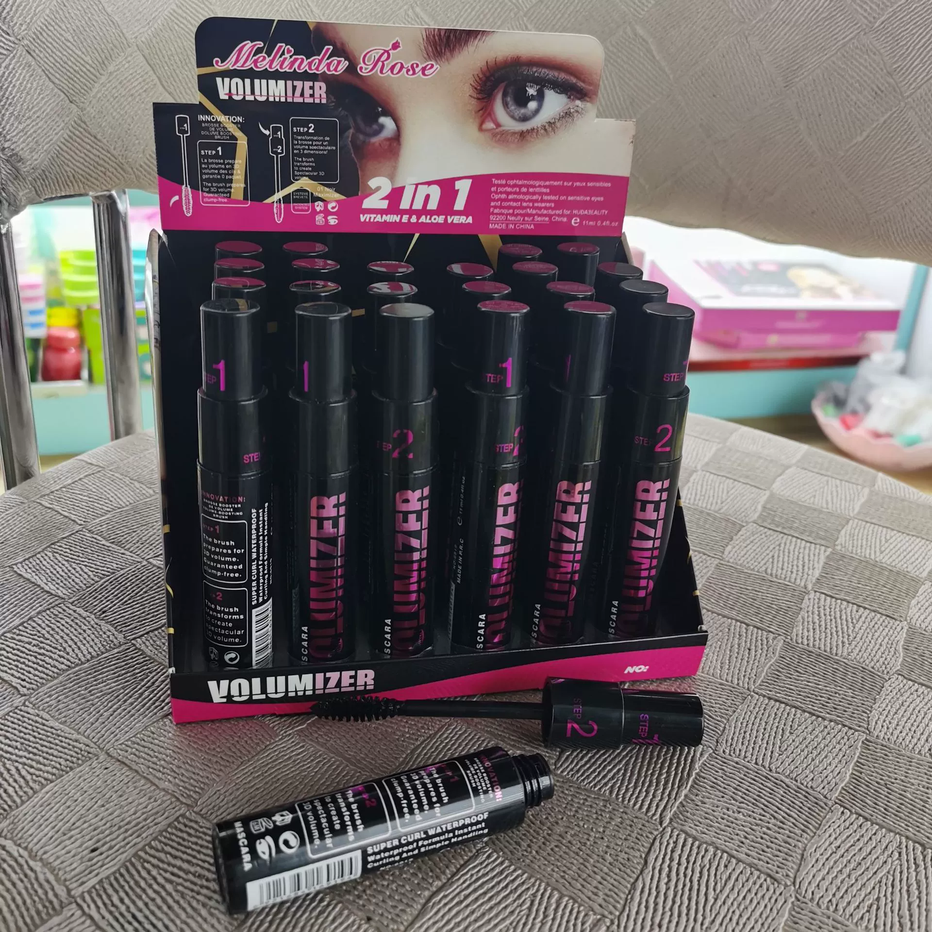 2 в1 ВЭД тушь для ресниц в ассортименте 24 шт тушь для ресниц Крем Eyeblack