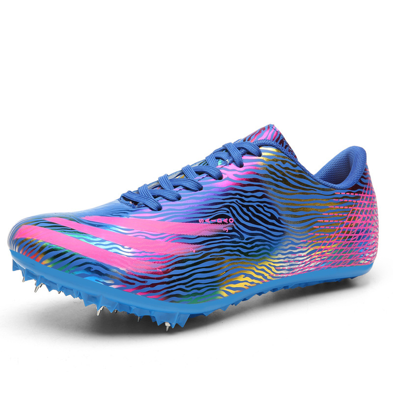 23 nuevos zapatos de pista zapatos de entrenamiento de uñas impermeables zapatos cortos para correr estudiantes hombres y mujeres zapatos de pista resistentes al desgaste entrenamiento zapatos de examen de ingreso a la escuela secundaria