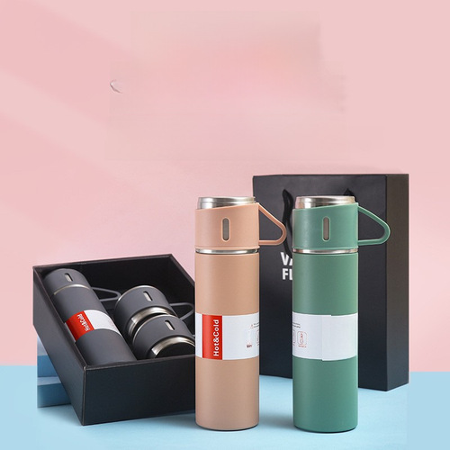 High-end Business Insulated Cup Gift Set 304 Stainless Steel Tea Separating Office Tea Cup Practical Gift