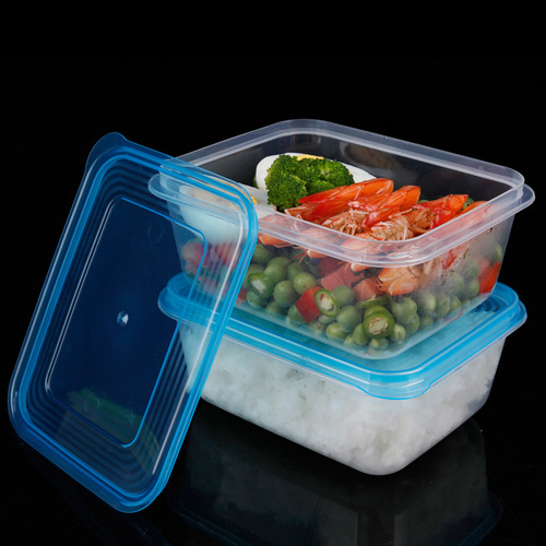 Meiya Jingcai crisper food grade microwave heating lunch box plastic transparent seal box department store wholesale