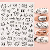 Cartoon nail stickers, adhesive fake nails for nails, new collection