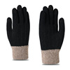 Gloves, keep warm knitted street fashionable woolen set