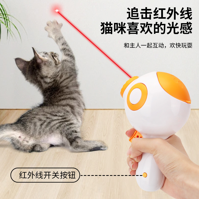 Juguetes para gatos con lanzadores de alimentación láser