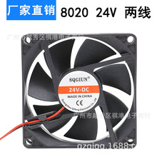 ����ֱ�� DC8020ֱ����ҵ���� 80*80*15����5V12V24V����ɢ�ȷ���