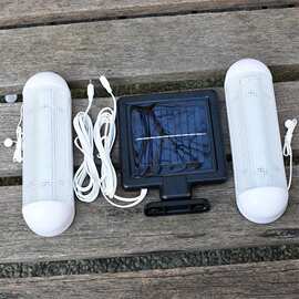 太阳能拉线帐篷灯 室内应急照明墙壁灯车库走廊指示灯便携野营