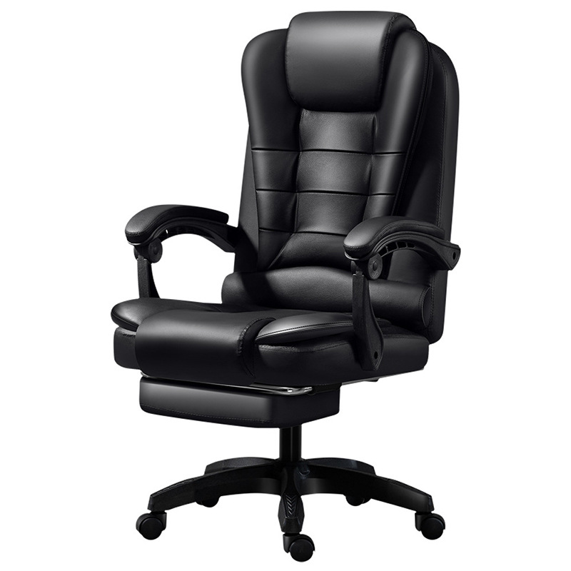 Silla de computadora cómoda silla de oficina de larga sesión jefe de negocios sofá asiento estudio elevación hogar ancla e-sports silla