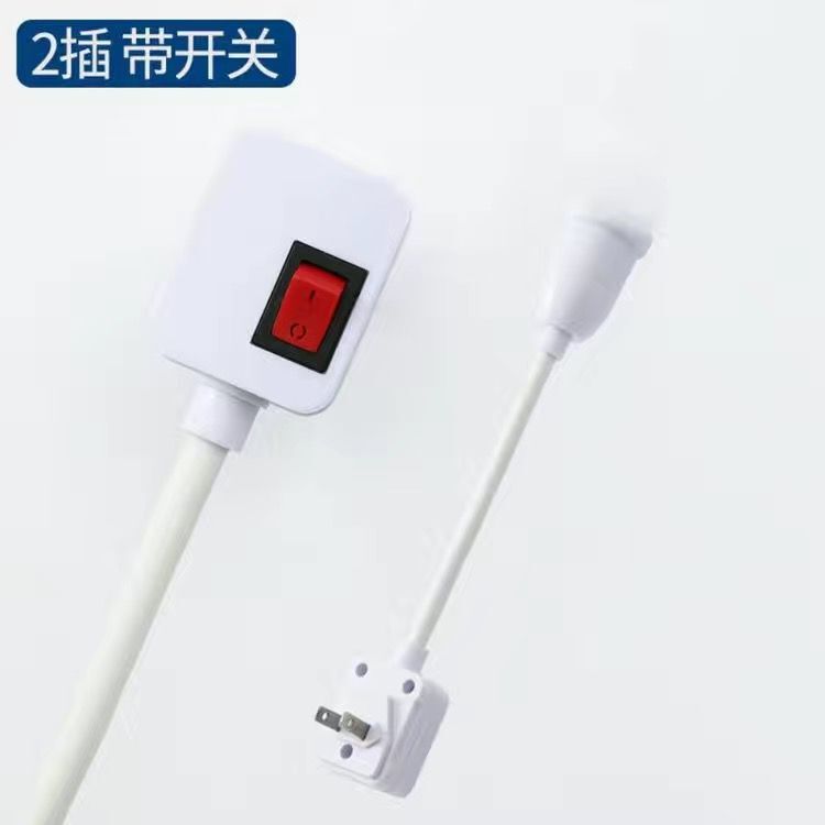 角型ソケットE27ネジ口ランプヘッド回転プラグソケットスイッチ付きランプヘッド壁壁式変換ナイトライト|undefined