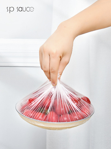 SP SAUCE plastic wrap cover disposable food grade household refrigerator leftover rice bowl cover plastic wrap bag