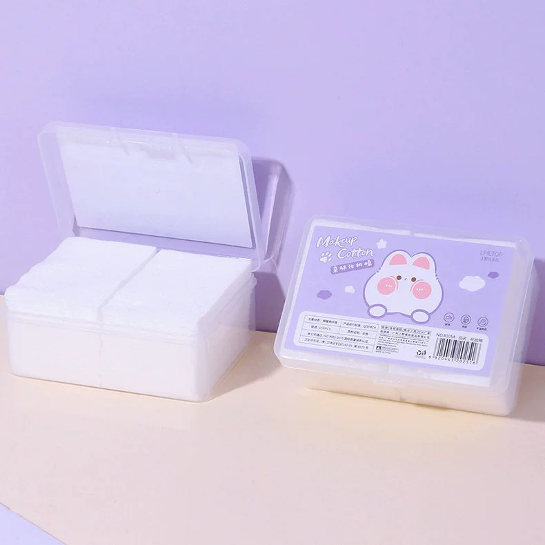 Soft light and thin cotton pads, медицинский праймер под макияж для ухода за кожей, ватные салфетки, 150 штук