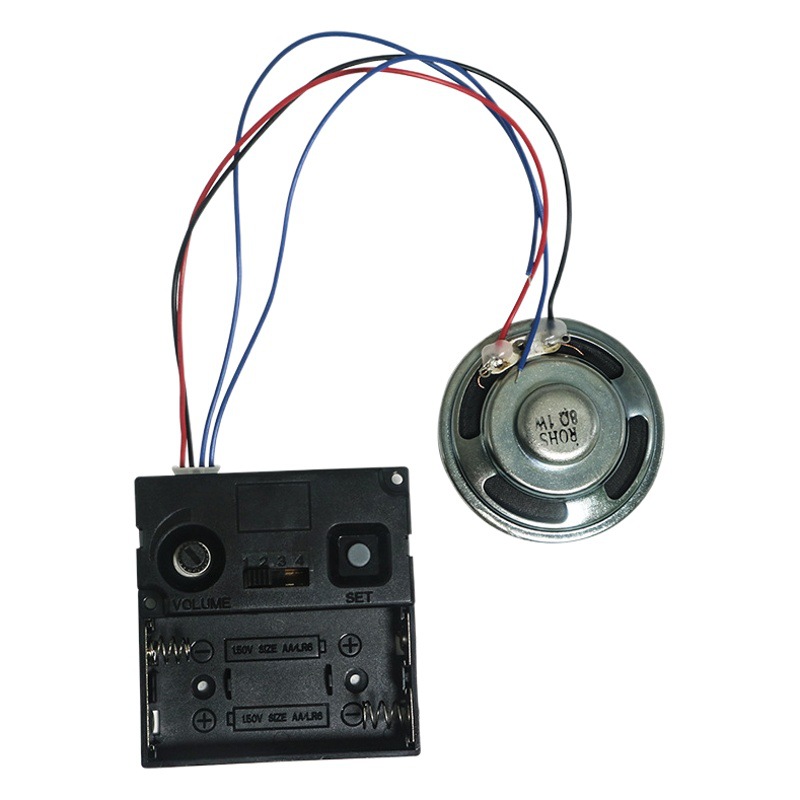 Venta caliente 4x4 Westminster templo caja de música con altavoz 12888 swing reloj movimiento reloj piezas de reloj traje