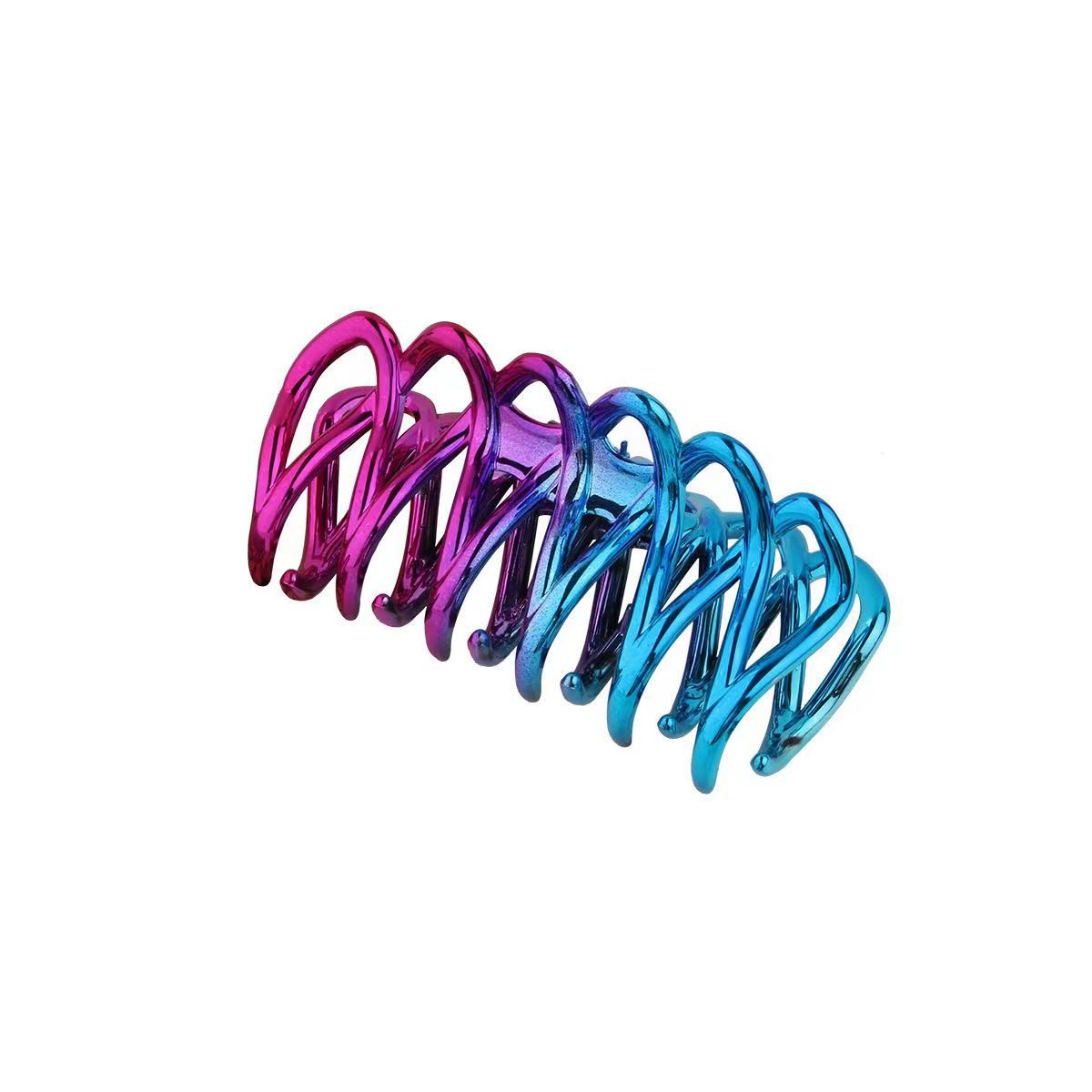 Women's Ig Style Streetwear Geometric Plastic Stoving Varnish Hair Claws display picture 5