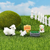 Creative farm, cute jewelry, decorations, resin, windmill toy, micro landscape