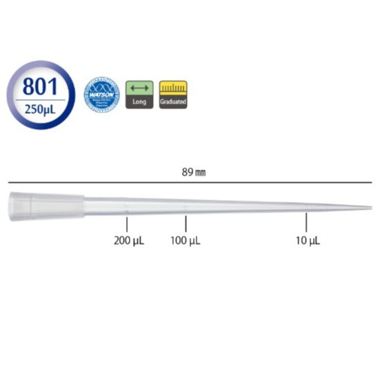 一级代理现货WATSON深江化成122-801CS原装250 µL移液吸头