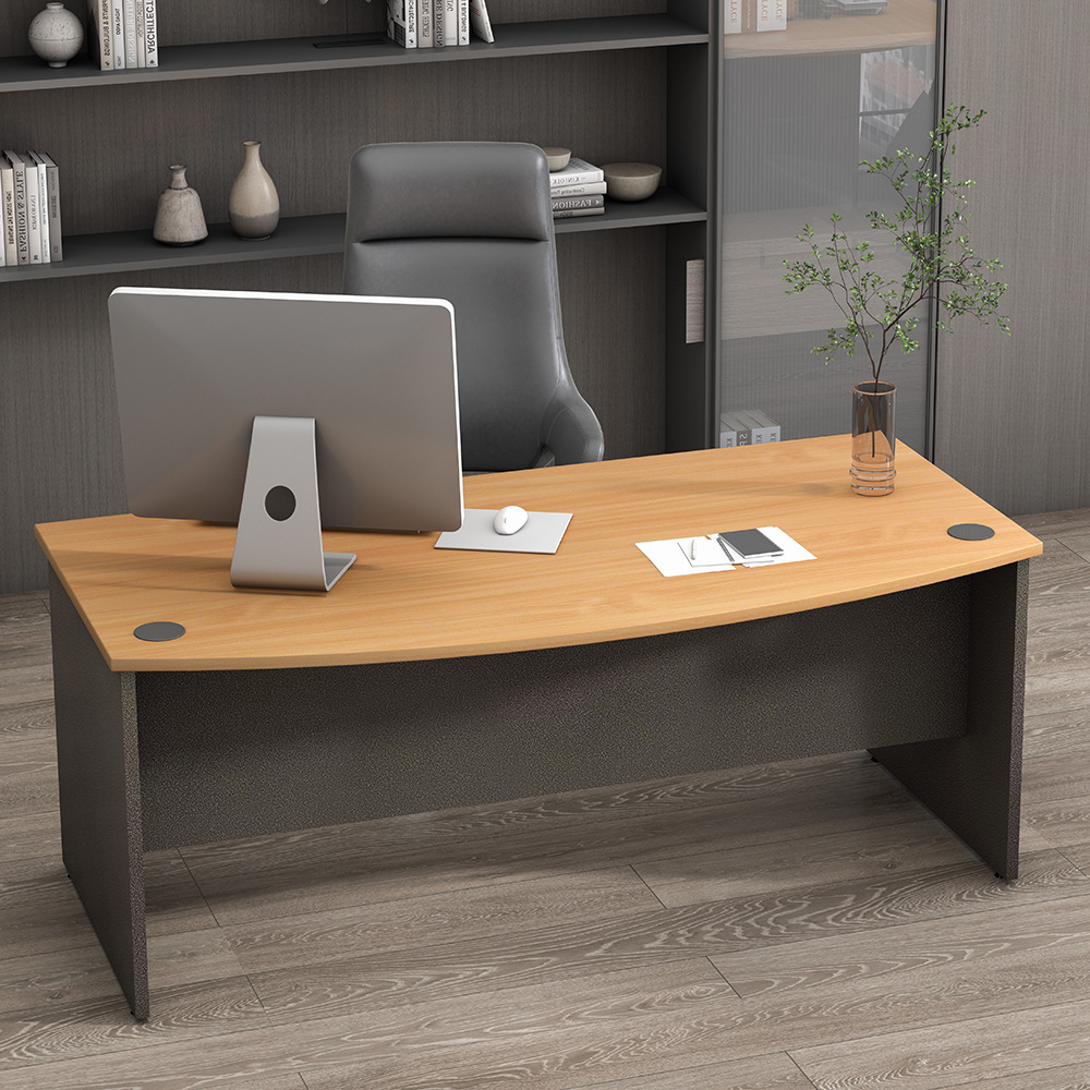 Mesa del jefe con gabinete atmósfera moderna gran mesa de clase clásica mesa presidente exportación transfronteriza fábrica mesa de oficina gabinete combinación