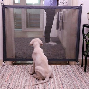 Cross-Border Pet Cat and Dog Fence Isolation Net Kidsren's Gate Fence Safety Protection Fence Punch-Free Pet Supplies