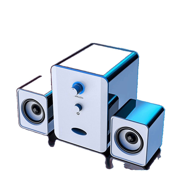 Computadora Audio Escritorio Altavoz pequeño para el hogar Subwoofer Cable Bluetooth Altavoz de escritorio para computadora portátil Fábrica de graves pesados