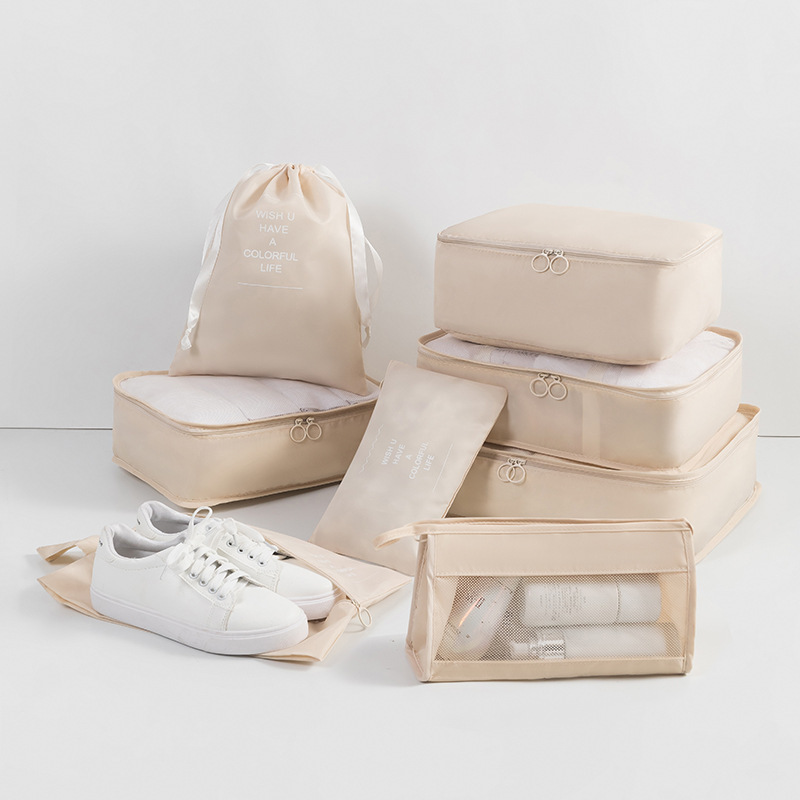 Beige set, 8 pieces
