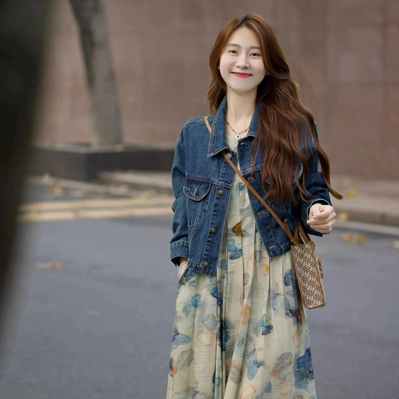 2025 new pregnant women spring dress autumn vest skirt plus size spring and summer fashion loose high sense suit