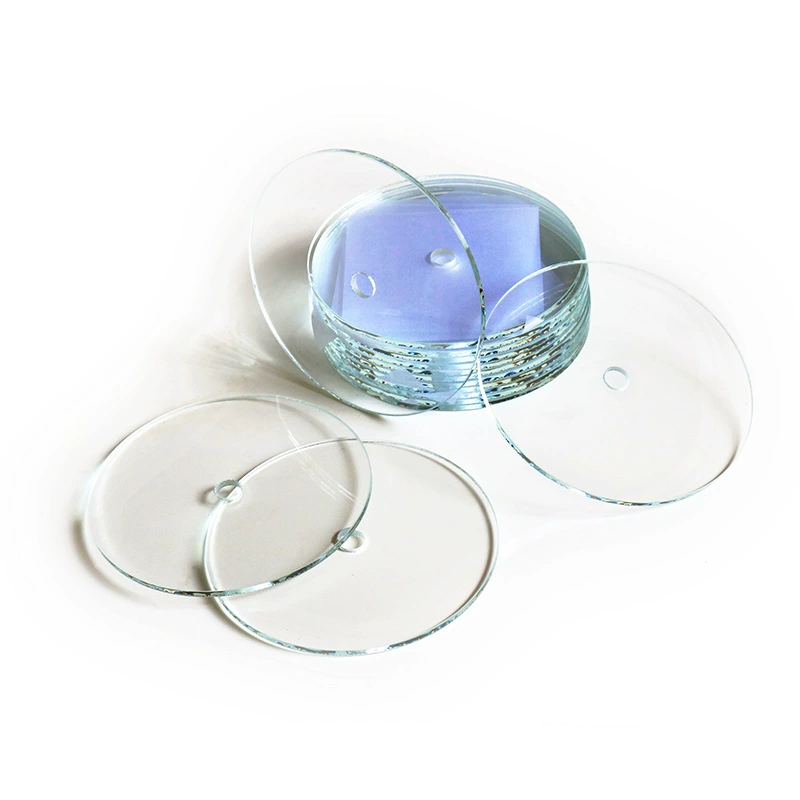 BGD лабораторный класс стеклянная пластина зеркальная стеклянная пластина круглые отверстия стеклянная пластина