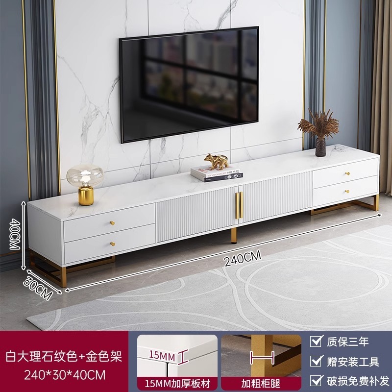 テレビキャビネットリビングルームホーム2025新しいフロアスタンドモダンシンプルな小型アパート収納一体型テレビキャビネット|undefined