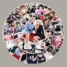 50张blackpink涂鸦贴纸个性韩国女团明星DIY手机壳行李箱贴纸防水