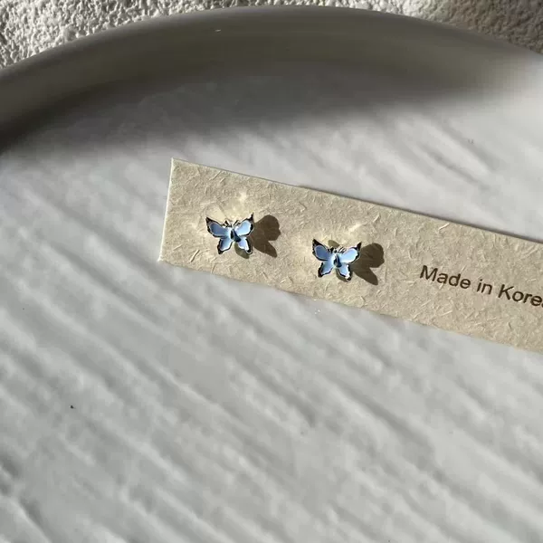 Blue earrings