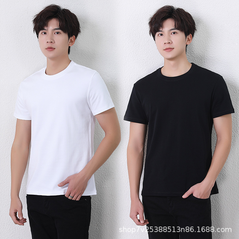 Summer group T-shirt order catering waiter overalls short sleeve supermarket advertising cultural shirt volunteers tooling t