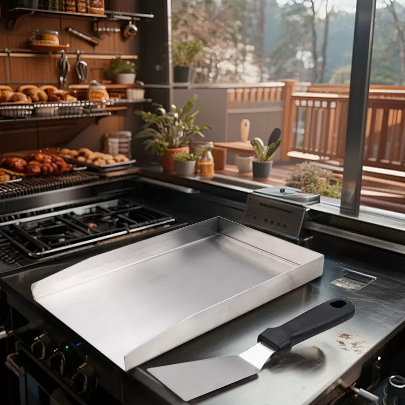 新款跨境烤肉盘铲套装 亚马逊烧烤盘 户外BBQ工具烤肉盘+铲