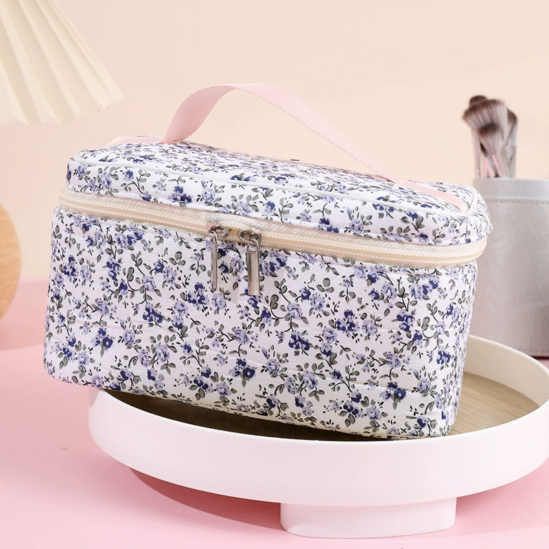 Фиалковый косметичка, портативная квадратная дорожная сумка для toiletries, 21×11×12 см, вес 70 г