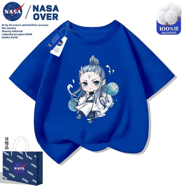 【Nezha A03】-Blue short sleeves