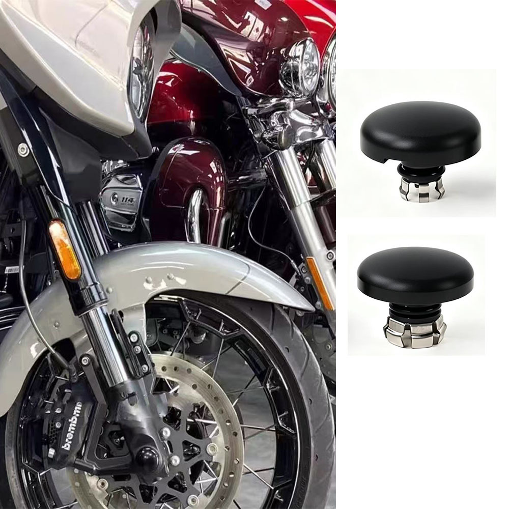Suitable for Harley Road Glide 121CVO117, Street Glide front wheel decorative nut cover protective cap